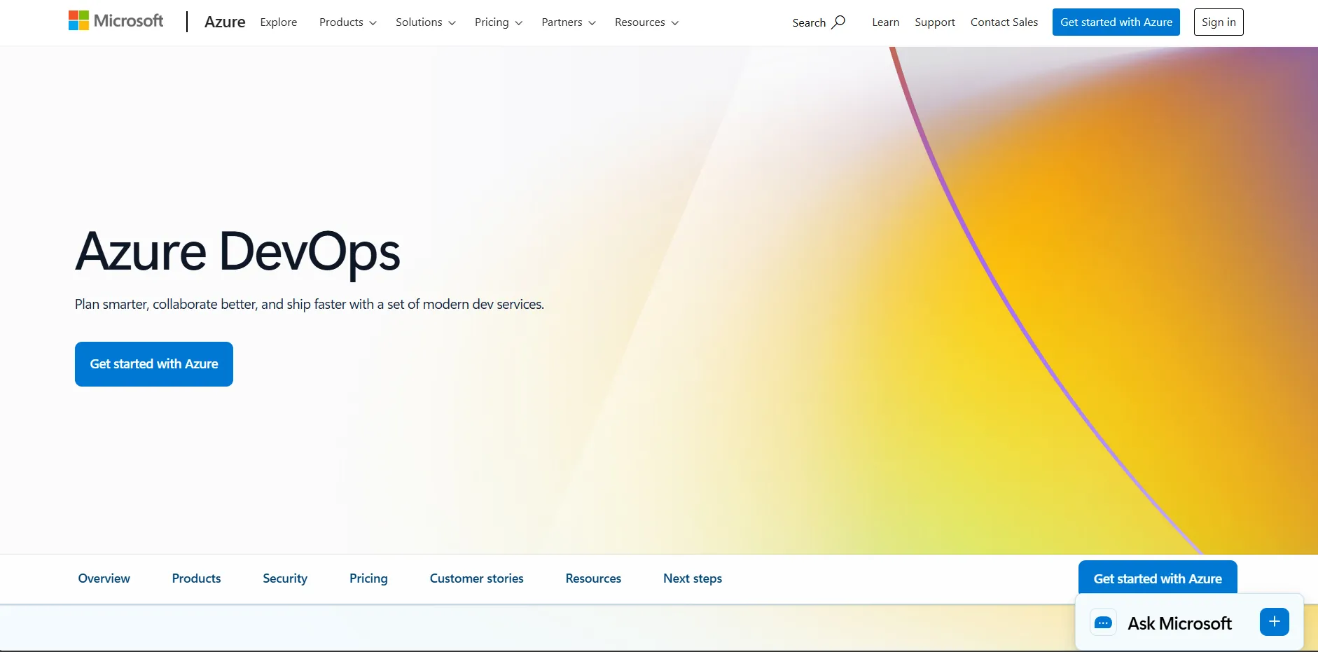 Azure DevOps platform integrating repositories, pipelines, boards, and artifact management