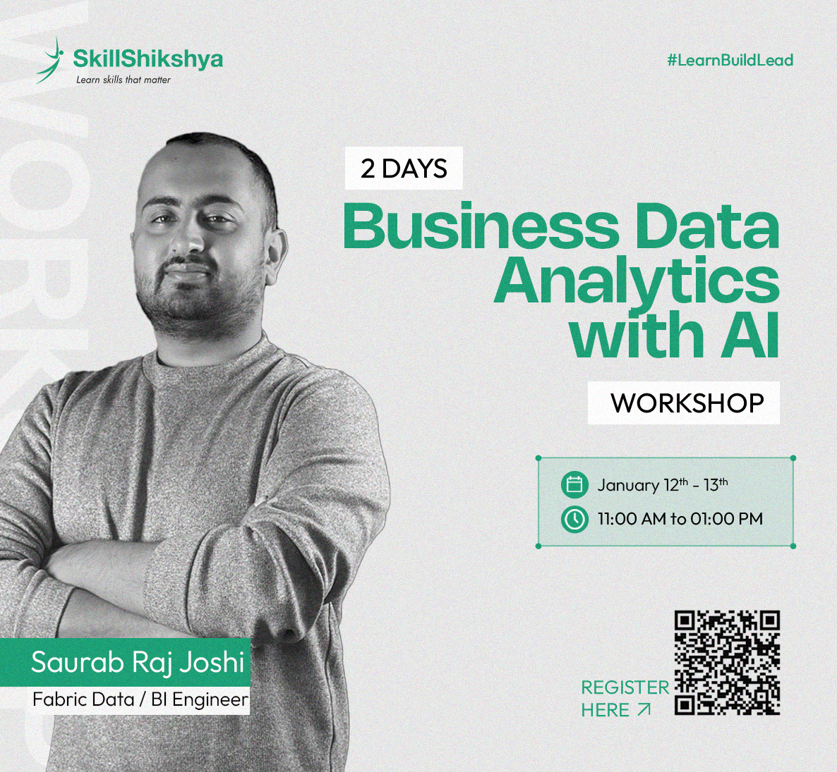 2-Days Free Business Data Analytics with AI Workshop