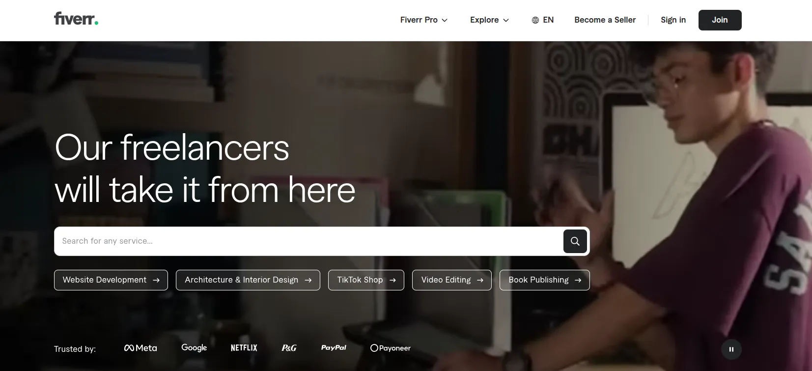Fiverr Nepal marketplace for freelance jobs and online earning opportunities