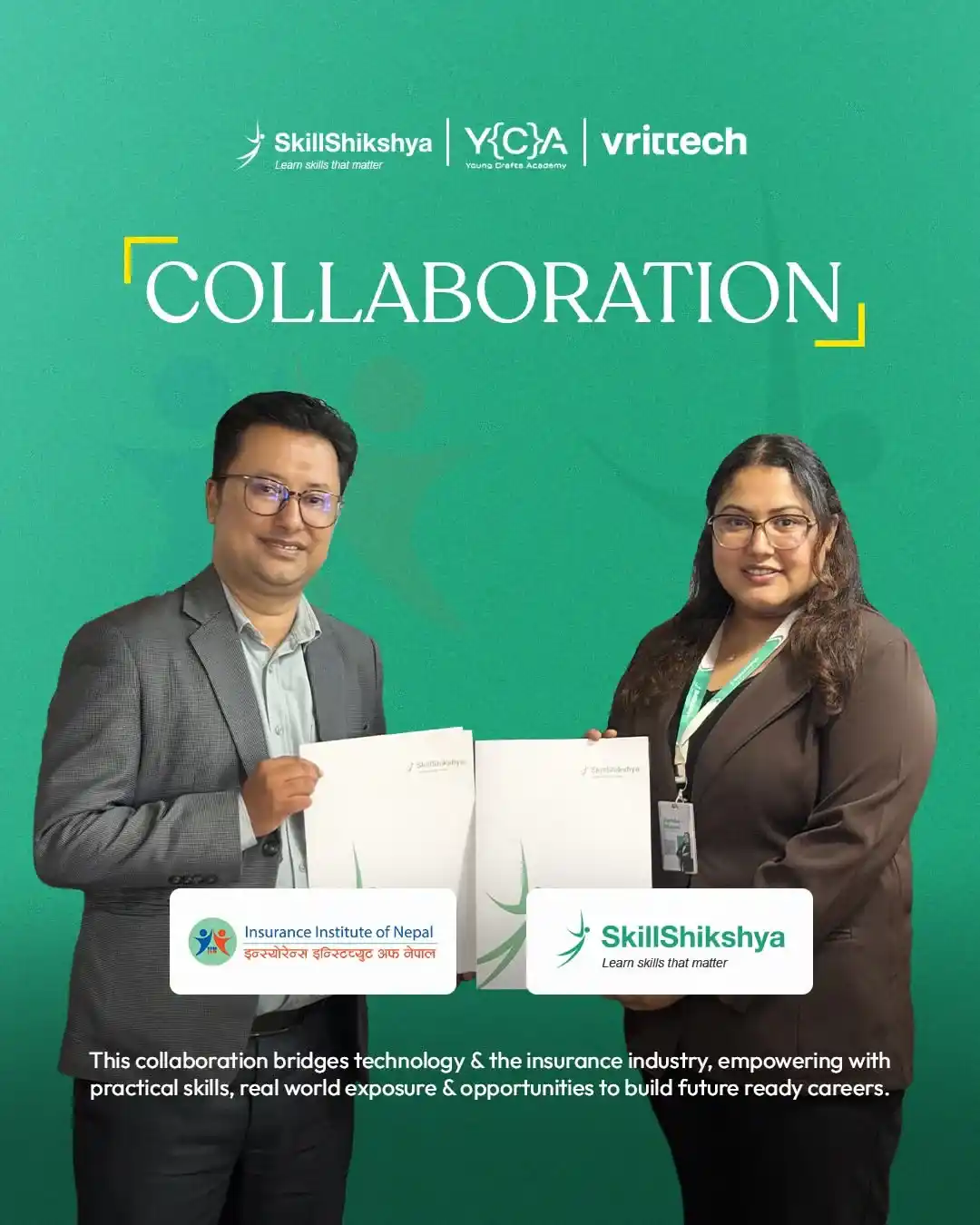 MOU Between Skill Shikshya And Insurance Institute of Nepal