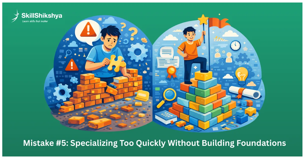 IT students skipping foundational skills before choosing advanced specializations like AI or cybersecurity