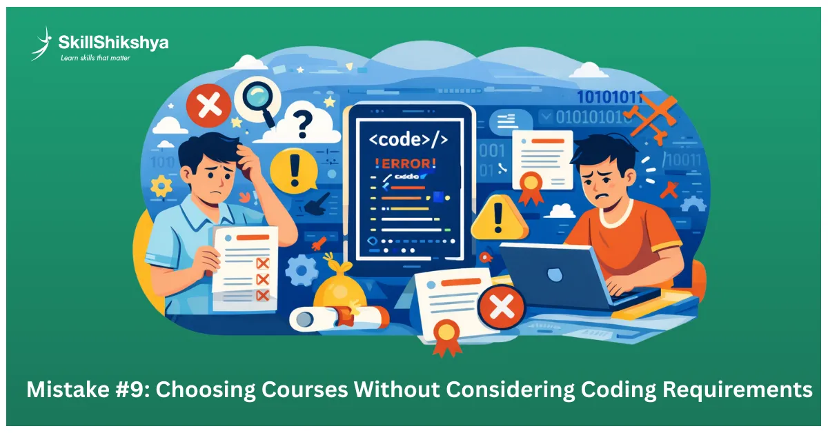 Different IT courses with coding and non-coding career paths for students after +2