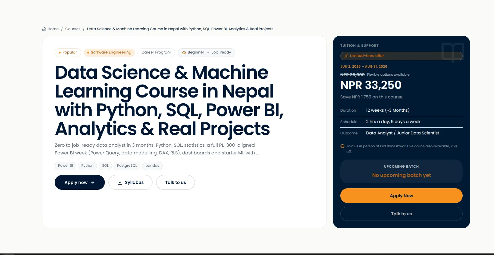  Sarathy Academy Data Science Course is the ultimate data science course.