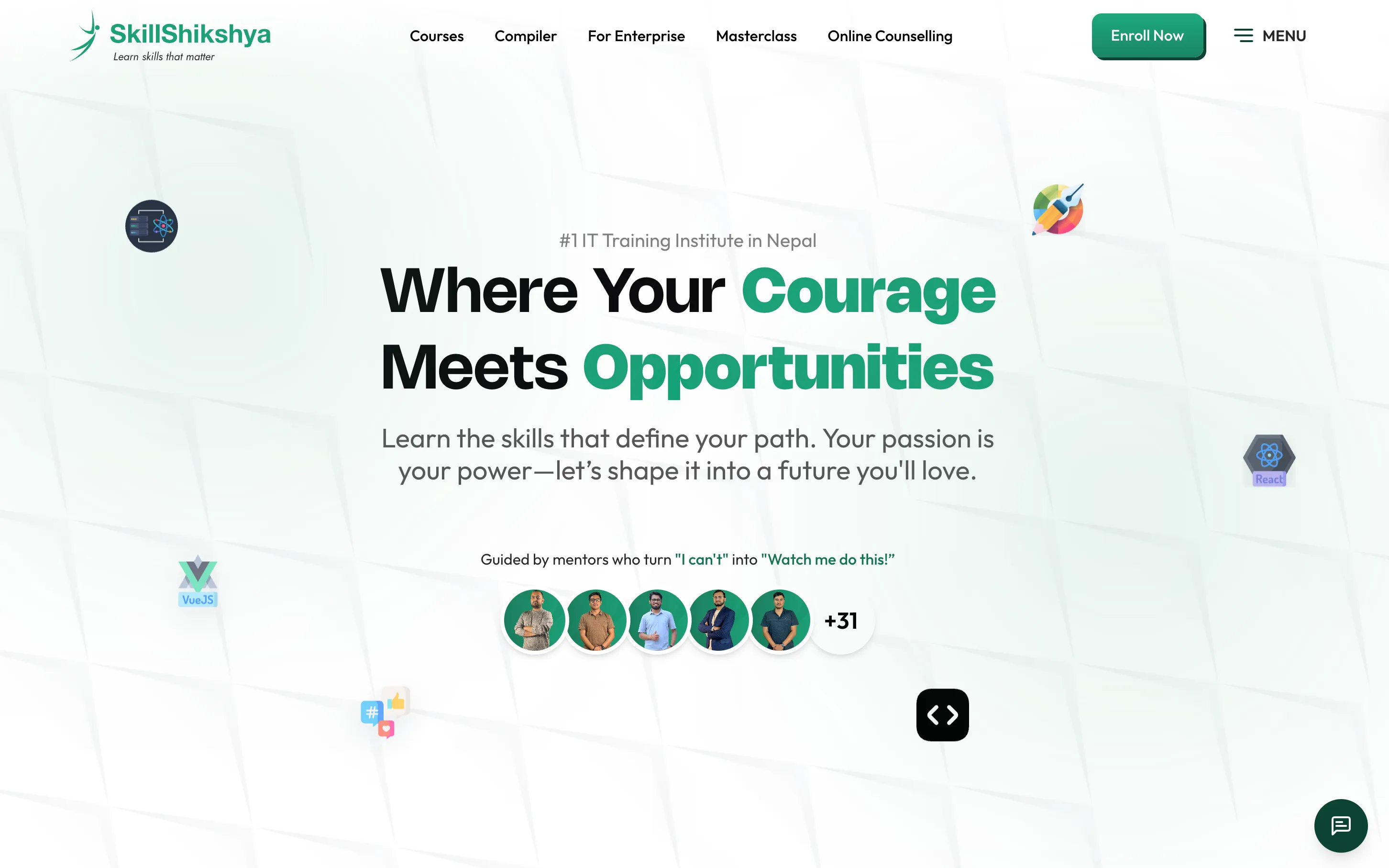 SkillShikshya: #1 IT Training Institute in Nepal with 50+ courses and job placement guarantee