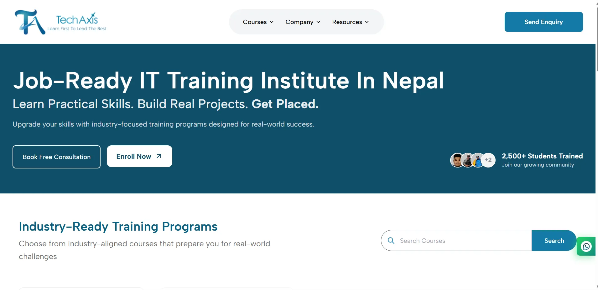 Cybersecurity training program of TechAxis
