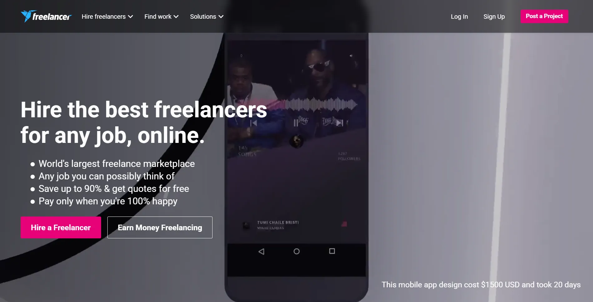 Freelancer.com projects supporting online earning for students in Nepal