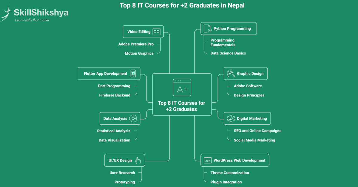 Top Eight IT Courses For +2 Passed Students